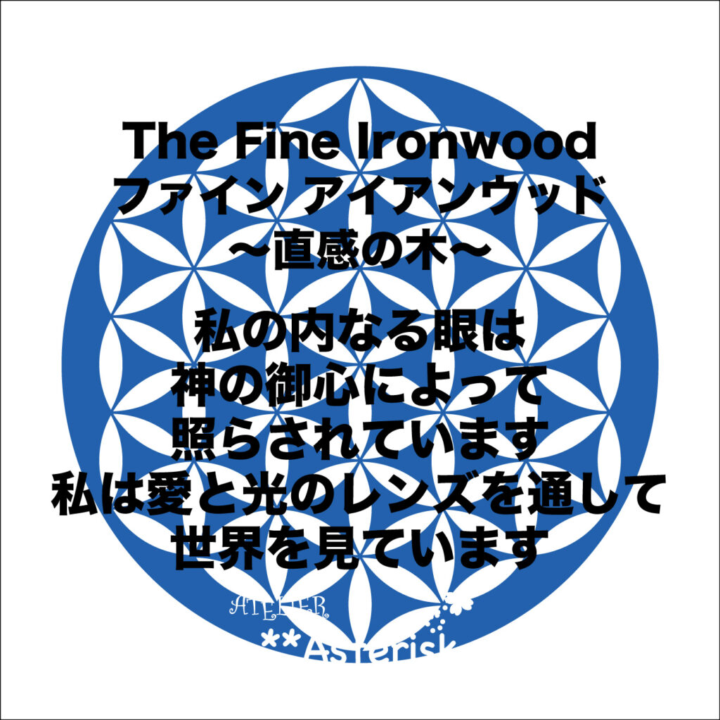 南アフリカ太古の森のフラワーエッセンス、アフリカンツリー太古の森のミスト、直感の木ファインアイアンウッドのアファメーション、私の内なる眼は神の御心によって照らされています。私は愛と光のレンズを通して世界を見ています