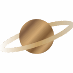 土星のイラスト